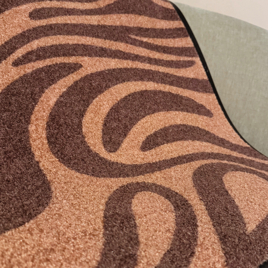 Ripple Brown - Custom Size
