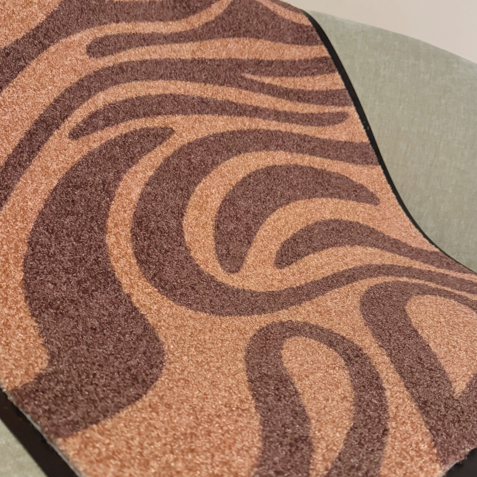 Ripple Brown - Custom Size